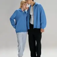 Толстовка унисекс Neofit, синяя, размер XS/S