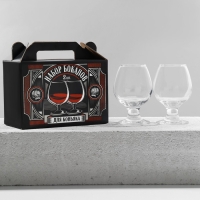 Бокалы для коньяка парные  &laquo;Больших побед&raquo;, 265 мл.