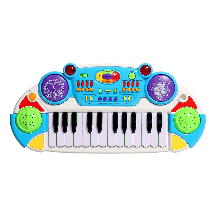 Напольный синтезатор &laquo;Лучший музыкант&raquo;, со стульчиком и микрофоном