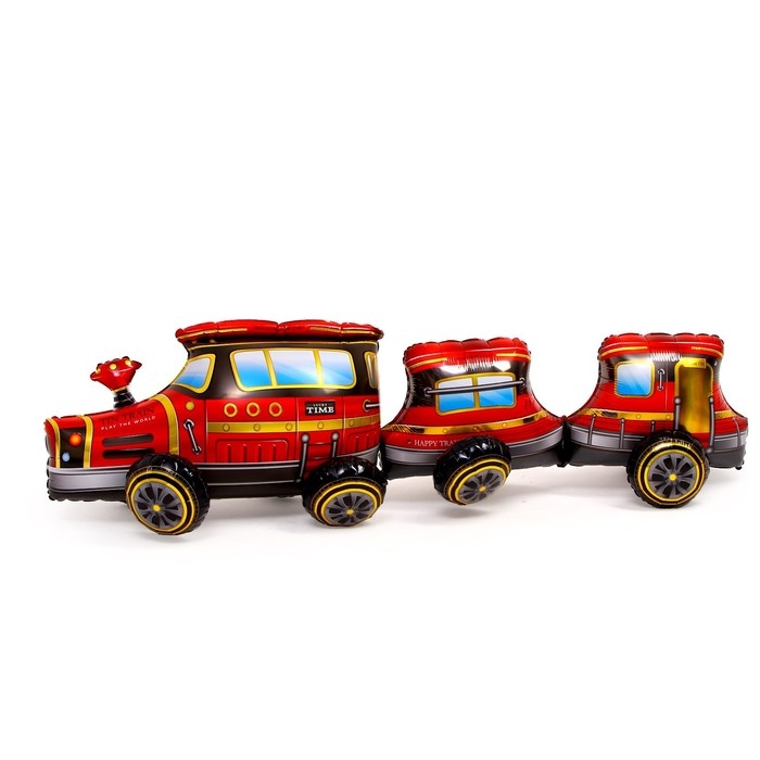 Шар фольгированный 30" &laquo;Автопаровоз&raquo;, под воздух