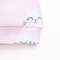 Комплект: боди, шапочка и брюки Крошка Я &laquo;Киса&raquo;, рост 74-80 см