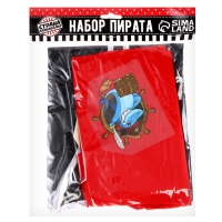 Карнавальный костюм «Морской разбойник», жилетка, наглазник, термонаклейка, бандана Карнавальный костюм «Морской разбойник», жилетка, наглазник, термонаклейка, бандана