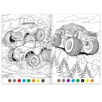 Раскраска по номерам &laquo;Мегатачки&raquo;, 16 стр., формат А4