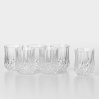 Набор стаканов Longchamp, 230 мл, хрустальное стекло, 6 шт Набор стаканов Longchamp, 230 мл, хрустальное стекло, 6 шт