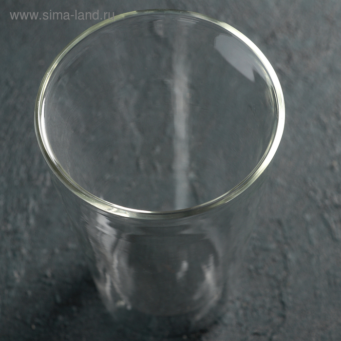 Стакан стеклянный с двойными стенками &laquo;Поль. Дуо&raquo;, 370 мл