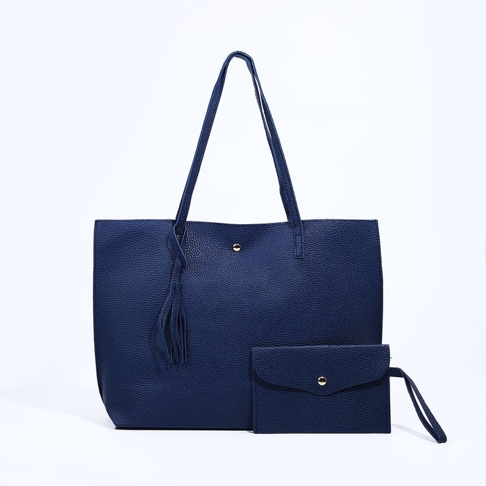 Сумка женская тоут на магните, цвет синий Сумка женская тоут на магните, цвет синий