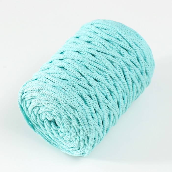 Шнур для вязания без сердечника 70% хлопок, 30% полиэстер ширина 3мм 100м/160&plusmn;10гр (119)