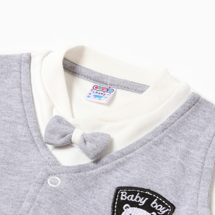 Комбинезон детский, цвет серый, рост 74 см