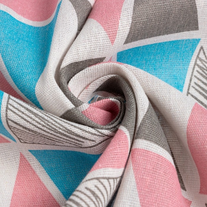 Скатерть &laquo;Доляна: Мозаика&raquo;, размер 145х145см, 100% полиэстер, рогожка 200 гр/м