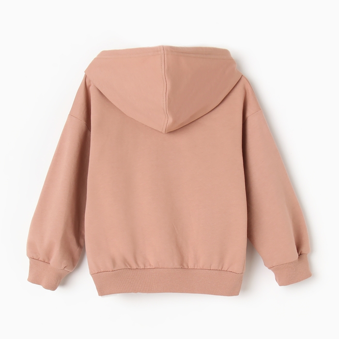 Толстовка для девочек НАЧЕС, цвет бежевый, рост 116