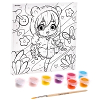 Картина по номерам для детей &laquo;Летнее счастье&raquo;, 15 х 15 см