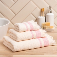 Полотенце махровое Love Life &laquo;Муссон&raquo; 30х50 см, розовый, 100% хл, 500 гр/м2