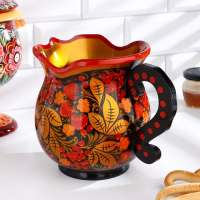 Кувшин &laquo;Ягодка&raquo;, без крышки, 18,5&times;12&times;19 см, хохлома, микс