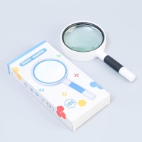 Лупа 10х, классическая, d=9см, 19*9см Лупа 10х, классическая, d=9см, 19*9см