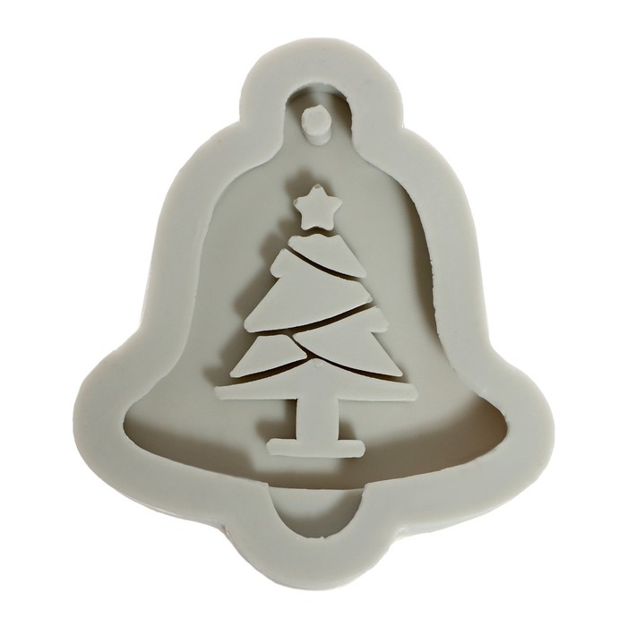 Набор для опытов «Ёлочные игрушки. Колокольчик с ёлкой», из эпоксидной смолы Набор для опытов «Ёлочные игрушки. Колокольчик с ёлкой», из эпоксидной смолы