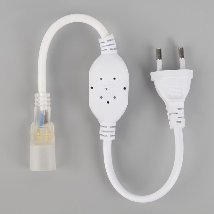 Гибкий неон Luazon Lighting 16 мм D-образный, IP65, 50 м, SMD2835, 120 LED/м, 220 В, свечение синее Гибкий неон Luazon Lighting 16 мм D-образный, IP65, 50 м, SMD2835, 120 LED/м, 220 В, свечение синее