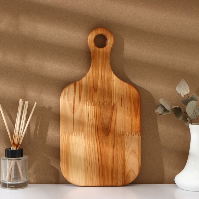 Набор разделочных досок на подставке 2 шт Adelica, 35&times;18&times;2 см, подставка 16&times;8,5&times;4 см, масло в подарок 100 мл, пропитаны минеральным маслом, берёза, в подарочной коробке