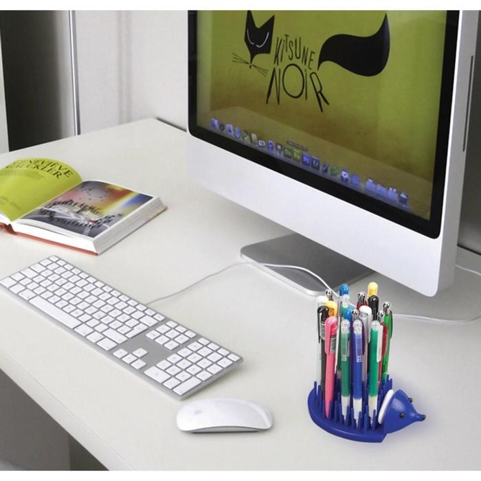 Подставка-органайзер для канцелярии Ёжик, цветная Подставка-органайзер для канцелярии Ёжик, цветная