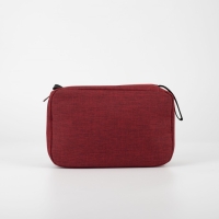 Косметичка, 2 отдела на молниях, с крючком, цвет красный Косметичка, 2 отдела на молниях, с крючком, цвет красный