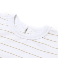 Лонгслив детский MINAKU: Basic Line BABY, цвет белый/бежевый, рост 86-92