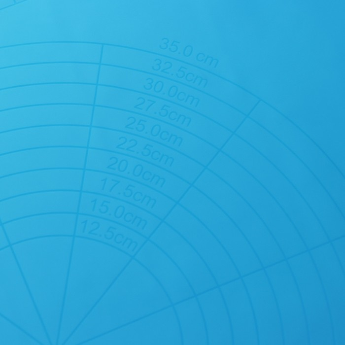 Коврик для выпечки с разметкой Доляна &laquo;Буссен&raquo;, силикон, 61,5&times;41,5 см, цвет МИКС