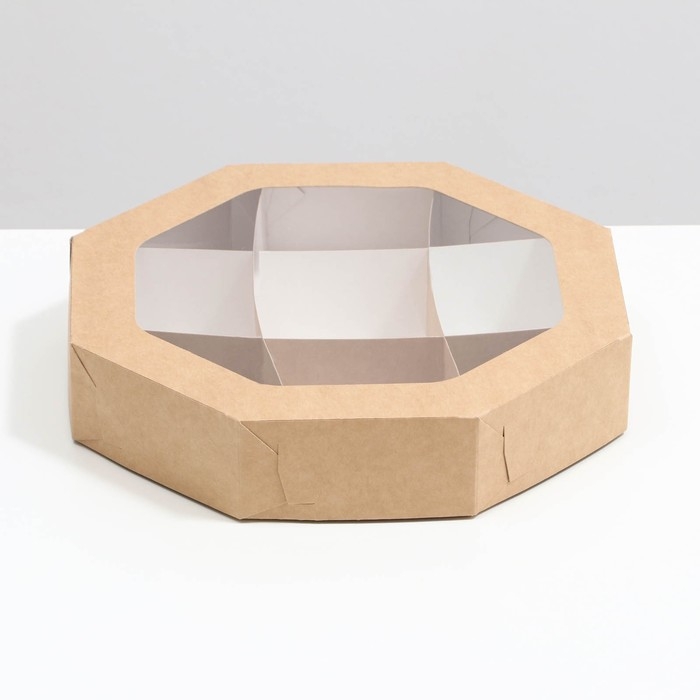 Менажница картонная с разделителями, набор 20 шт, 25 х 5 см