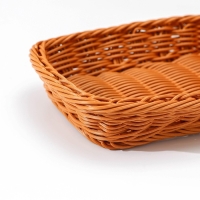 Корзинка для подачи Доляна, 23&times;17&times;5 см, цвет коричневый