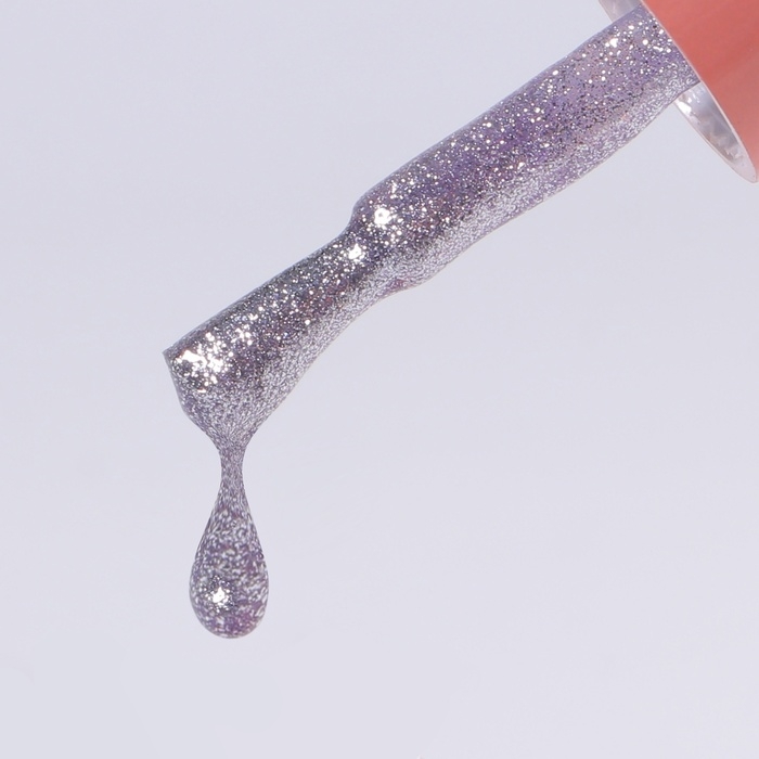 Гель лак для ногтей &laquo;COLOR CHROME&raquo;, 3-х фазный, 10 мл, LED/UV, цвет сиреневый (63)