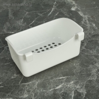 Корзина для хранения подвесная с контейнерами, 29&times;9,5&times;38 см, цвет белый