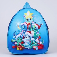 Рюкзак детский новогодний &laquo;Дракончик и его друзья&raquo;, 23х20,5 см