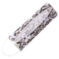 Пенал-тубус школьный на молнии "Миллитари" Calligrata, коричнево-белый