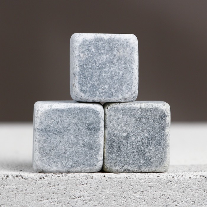 Подарочный набор косметики &laquo;На удачу!&raquo;, гель для душа во флаконе виски 100 мл и камни для виски 3 шт, Новый Год