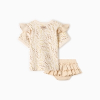 Комплект (футболка и шорты) детский MINAKU "Nature", цвет бежевый, рост 62-68 см Комплект (футболка и шорты) детский MINAKU "Nature", цвет бежевый, рост 62-68 см