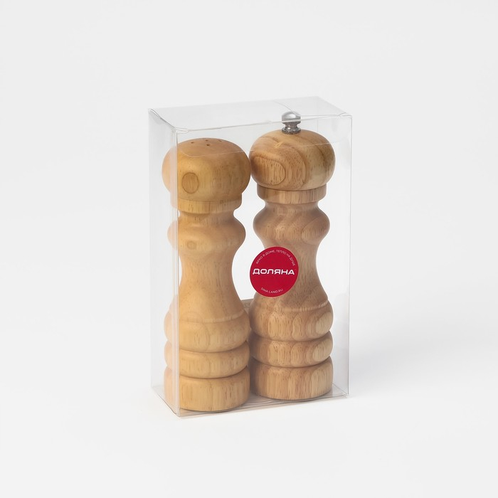 Набор для специй Доляна &laquo;Комфорт&raquo;, 2 предмета: мельница и солонка