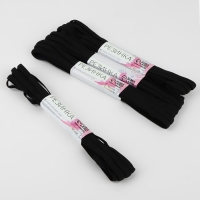 Резинки бельевые, 6 мм, 5,5 &plusmn; 0,5 м, 4 шт, цвет чёрный