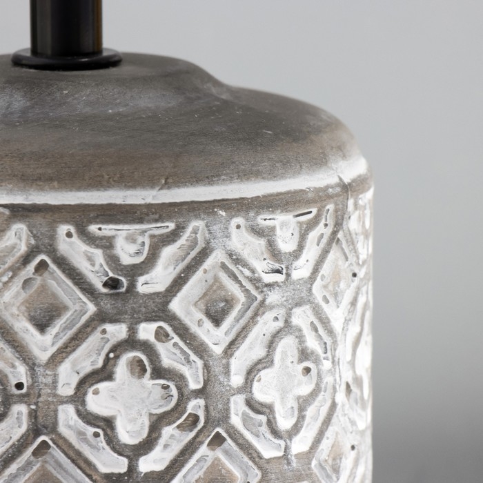 Настольная лампа "Лореа" E14 40Вт серый  20х20х31 см RISALUX