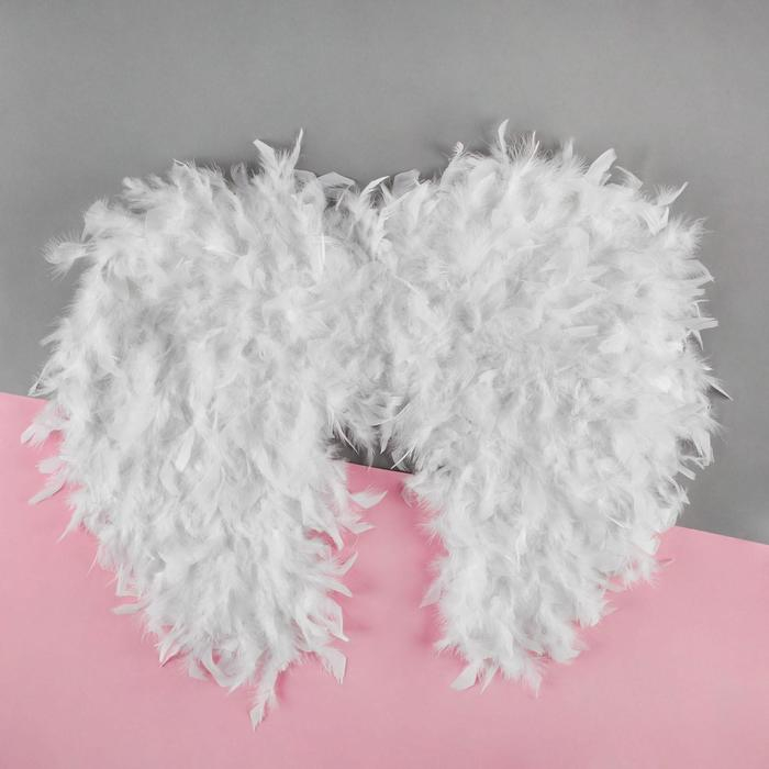 Крылья ангела &laquo;Вдохновение&raquo;, на резинке, цвет белый