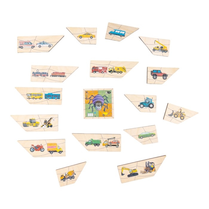 Пазлы из дерева &laquo;Паучок. Техника&raquo;