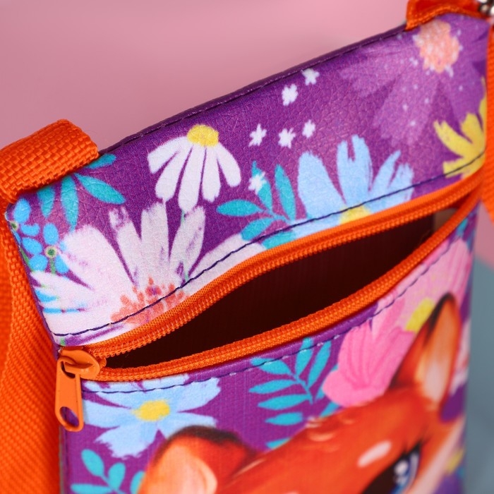 Подарочный набор для девочки &laquo;Лисенок&raquo;, сумка, набор резинок, блокнот, тату