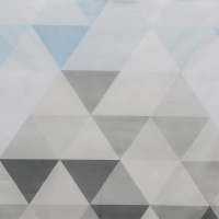 Штора для ванны Доляна &laquo;Феерия&raquo;, 180&times;180 см, EVA, цвет голубой