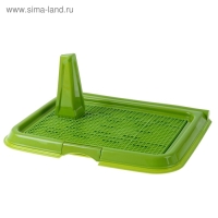 Туалет многофункциональный (под пеленку, со съемной сеткой), 49х36,5х4 см, зеленый Туалет многофункциональный (под пеленку, со съемной сеткой), 49х36,5х4 см, зеленый