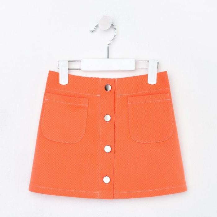 Юбка детская KAFTAN, размер 30 (98-104 см), цвет оранжевый