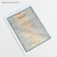 Папка для свидетельства о рождении «BABY», для мальчика, А5 Папка для свидетельства о рождении «BABY», для мальчика, А5