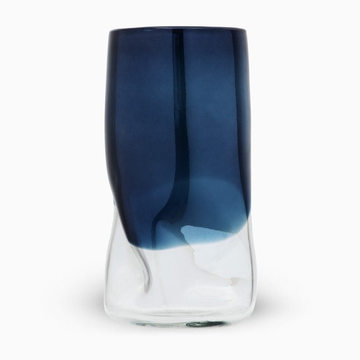 Ваза для цветов &laquo;Оушен&raquo; из цветного стекла 34&times;15&times;15 см