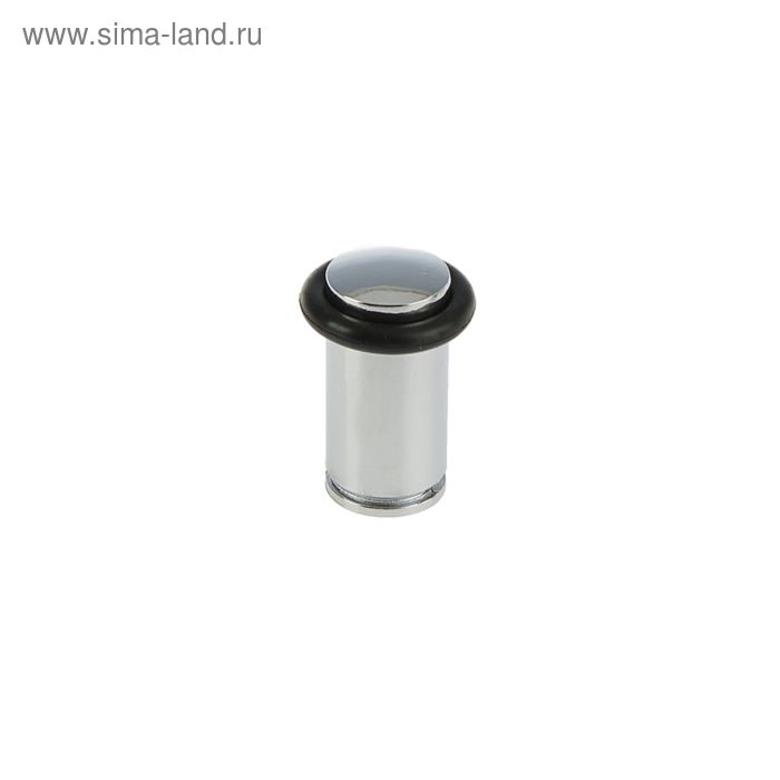Упор дверной U301CP, d=28 мм, h=57 мм, цвет хром
