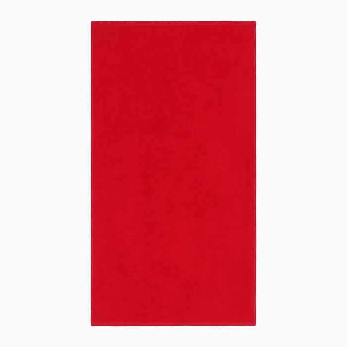 Полотенце махровое 70х130см, красный, 360г/м, 100% хлопок