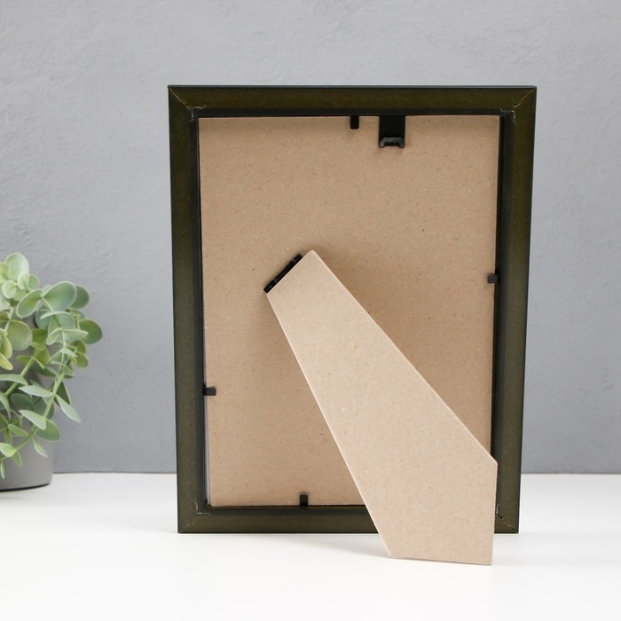 Фоторамка пластик Фоторамка пластик "Офис" 15х21 см, карельская береза