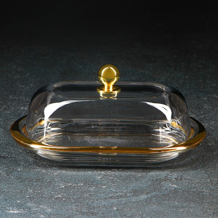 Масленка, 19,8&times;13,1 см, цвет золотой