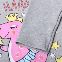 Водолазка для девочек, цвет серый меланж, рост 86 см Водолазка для девочек, цвет серый меланж, рост 86 см