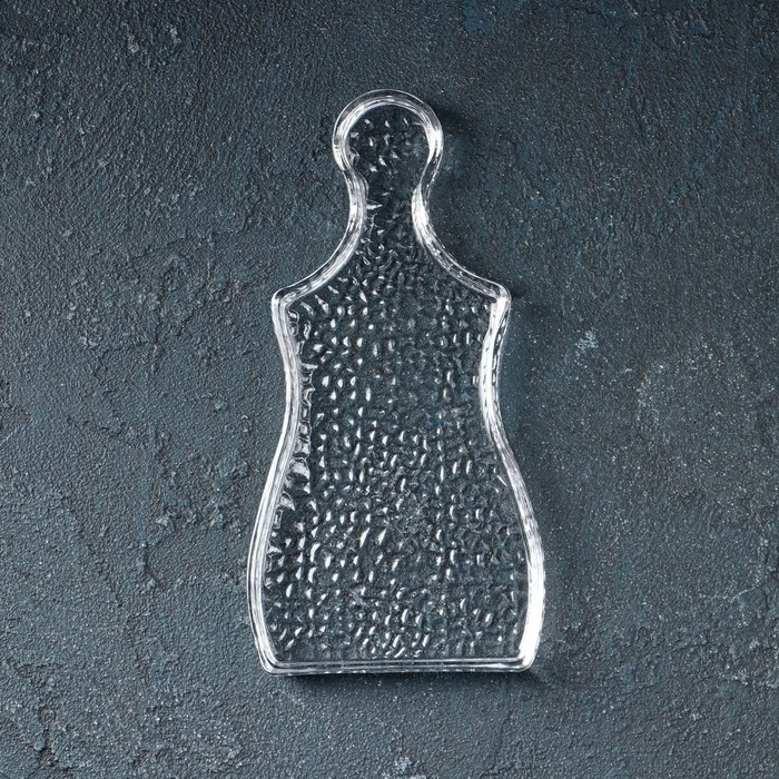 Блюдо стеклянное сервировочное &laquo;Флес&raquo;, 18&times;8,8 см